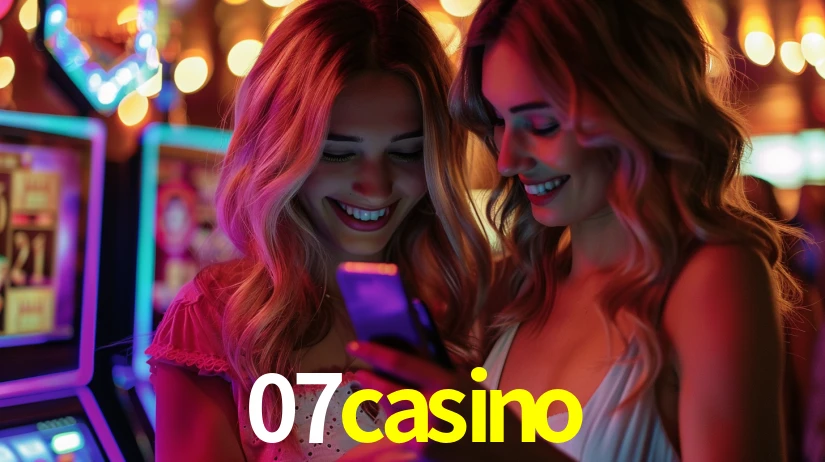 Interfaz de la app móvil 07casino en un smartphone moderno