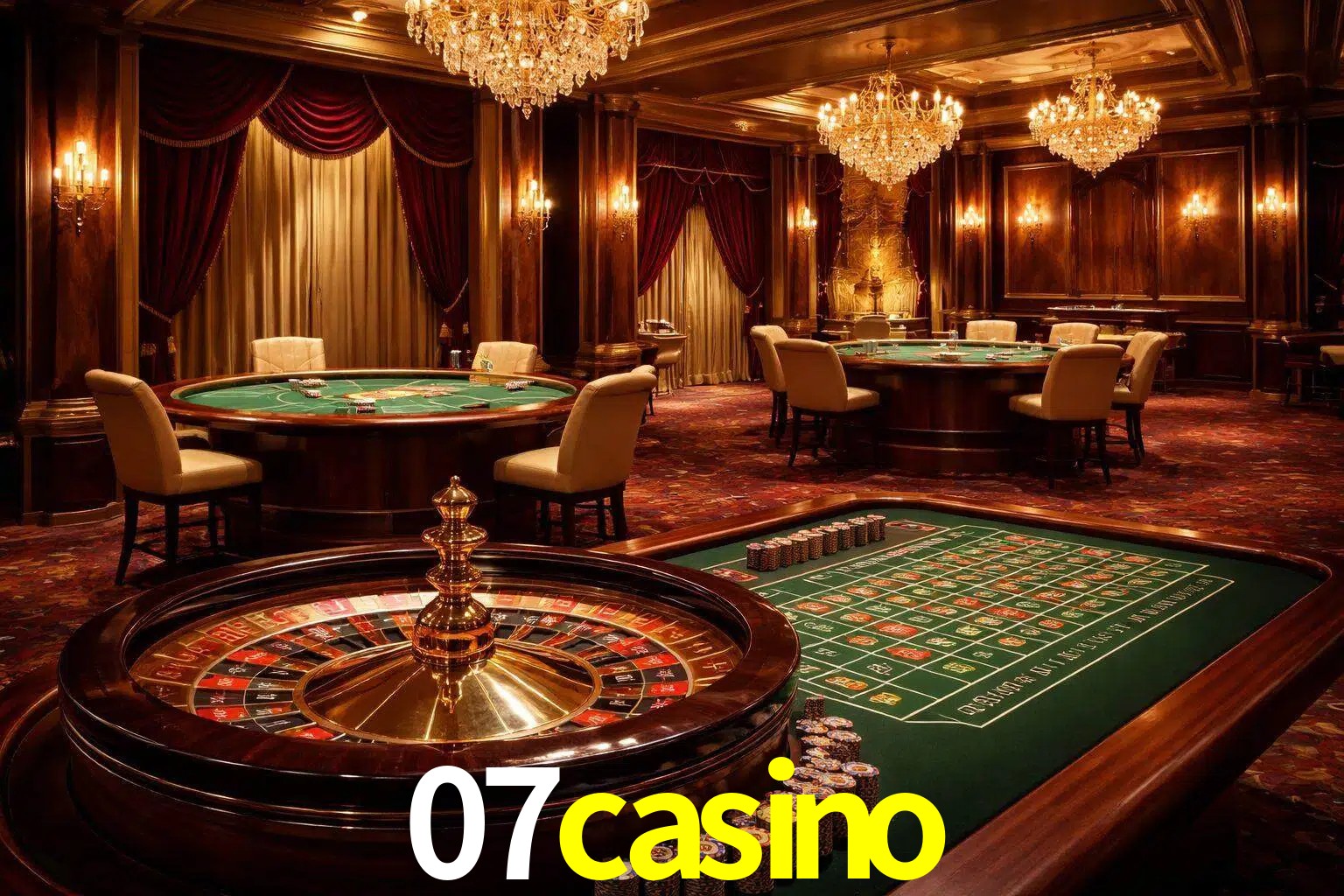 Una escena premium de mesa de casino en vivo con cartas, elementos de ruleta y un ambiente pulido de estudio de transmisión.